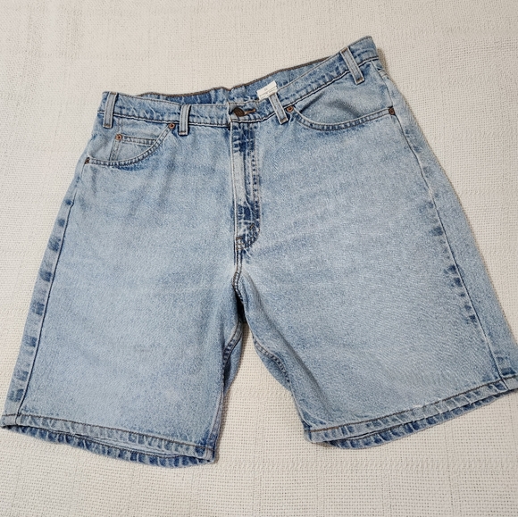 Vintage Levi's 550 Orange Tab Jeans Shorts Men's Size 36 - Picture 4 of 8